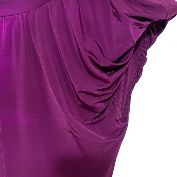 ROBERTO CAVALLI Purple Blouse Size Medium - Picture 6 of 8